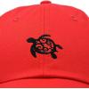 imageDALIX Turtle Hat Nature Womens Baseball CapRed