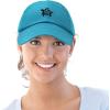 imageDALIX Turtle Hat Nature Womens Baseball CapTeal