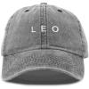 imageDALIX Leo Dad Hat Embroidered Zodiac Astrology Cotton Baseball CapBlack