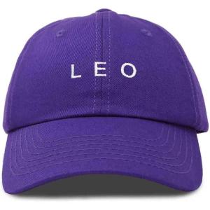 imageDALIX Leo Dad Hat Embroidered Zodiac Astrology Cotton Baseball CapPurple