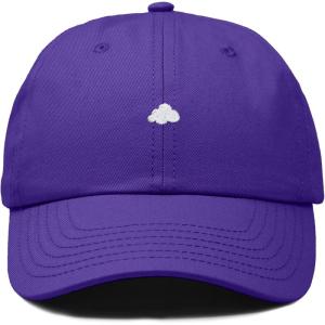 imageDALIX Lil Cloud Embroidered Cotton Cap Outdoor Dad Hat WomensPurple