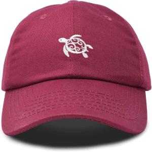 imageDALIX Turtle Hat Nature Womens Baseball CapMaroon