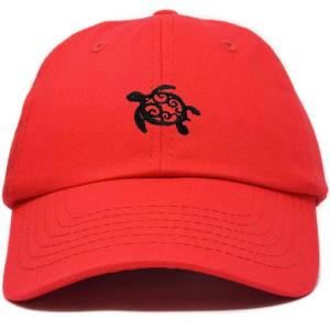 imageDALIX Turtle Hat Nature Womens Baseball CapRed