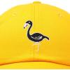 imageDALIX Black Flamingo Womens Dad Hat Baseball Cap EmbroideredGold