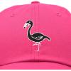 imageDALIX Black Flamingo Womens Dad Hat Baseball Cap EmbroideredHot Pink