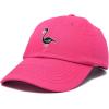 imageDALIX Black Flamingo Womens Dad Hat Baseball Cap EmbroideredHot Pink