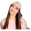 imageDALIX Black Flamingo Womens Dad Hat Baseball Cap EmbroideredKhaki