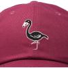 imageDALIX Black Flamingo Womens Dad Hat Baseball Cap EmbroideredMaroon