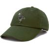 imageDALIX Black Flamingo Womens Dad Hat Baseball Cap EmbroideredOlive