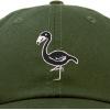 imageDALIX Black Flamingo Womens Dad Hat Baseball Cap EmbroideredOlive