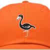 imageDALIX Black Flamingo Womens Dad Hat Baseball Cap EmbroideredOrange
