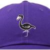 imageDALIX Black Flamingo Womens Dad Hat Baseball Cap EmbroideredPurple
