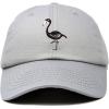 imageDALIX Black Flamingo Womens Dad Hat Baseball Cap EmbroideredGray
