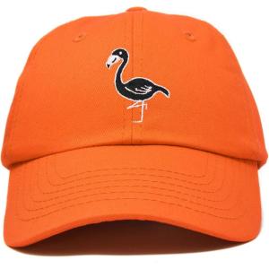imageDALIX Black Flamingo Womens Dad Hat Baseball Cap EmbroideredOrange