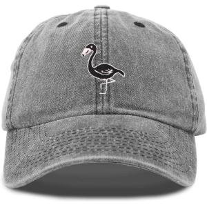 imageDALIX Black Flamingo Womens Dad Hat Baseball Cap EmbroideredVintage Black