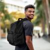 imageDALIX Classic Vibes Navy Blue Backpack for Travel Laptop Book Bag for Men WomenBlack