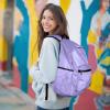 imageDALIX Classic Vibes Navy Blue Backpack for Travel Laptop Book Bag for Men WomenLavender