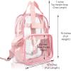 imageDALIX Wholesale Clear Backpacks Small Book Bags 50 Pcs in RedPink