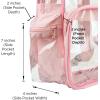 imageDALIX Wholesale Clear Backpacks Small Book Bags 50 Pcs in RedPink
