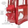 imageDALIX Wholesale Clear Backpacks Small Book Bags 50 Pcs in RedRed