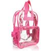 imageDALIX Wholesale Clear Backpacks Small Book Bags 50 Pcs in RedHot Pink
