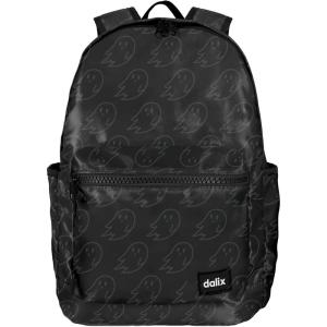 imageDALIX Classic Vibes Navy Blue Backpack for Travel Laptop Book Bag for Men WomenBlack Ghost