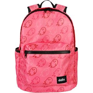 imageDALIX Classic Vibes Navy Blue Backpack for Travel Laptop Book Bag for Men WomenHot Pink Ghost