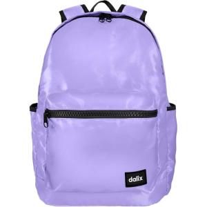imageDALIX Classic Vibes Navy Blue Backpack for Travel Laptop Book Bag for Men WomenLavender