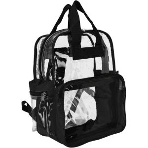 imageDALIX Wholesale Clear Backpacks Small Book Bags 50 Pcs in RedBlack