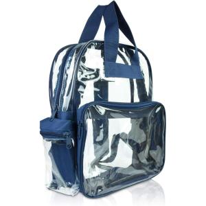 imageDALIX Wholesale Clear Backpacks Small Book Bags 50 Pcs in RedNavy Blue