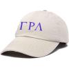 imageDALIX Gamma Rho Lambda Sorority Hat Womens Greek Letters Embroidered Baseball CapBeige