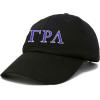 imageDALIX Gamma Rho Lambda Sorority Hat Womens Greek Letters Embroidered Baseball CapBlack