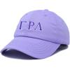 imageDALIX Gamma Rho Lambda Sorority Hat Womens Greek Letters Embroidered Baseball CapLavender