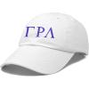 imageDALIX Gamma Rho Lambda Sorority Hat Womens Greek Letters Embroidered Baseball CapWhite