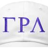 imageDALIX Gamma Rho Lambda Sorority Hat Womens Greek Letters Embroidered Baseball CapWhite