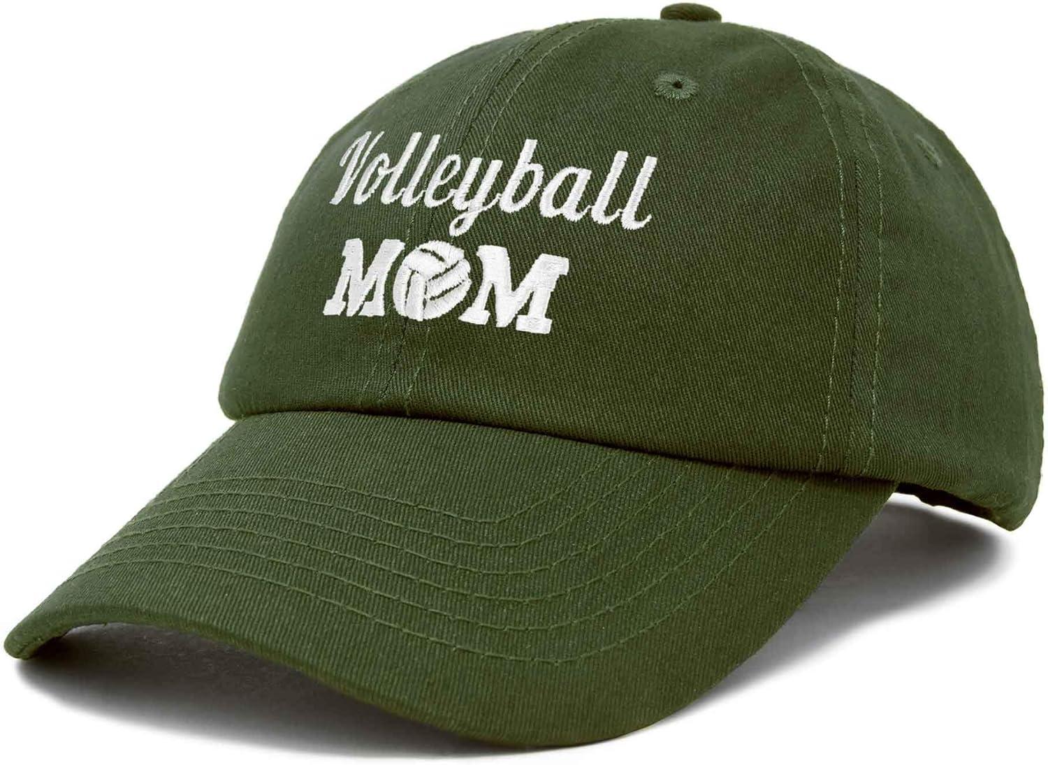imageDALIX Volleyball Mom Premium Cotton Cap Womens Hats for MomOlive