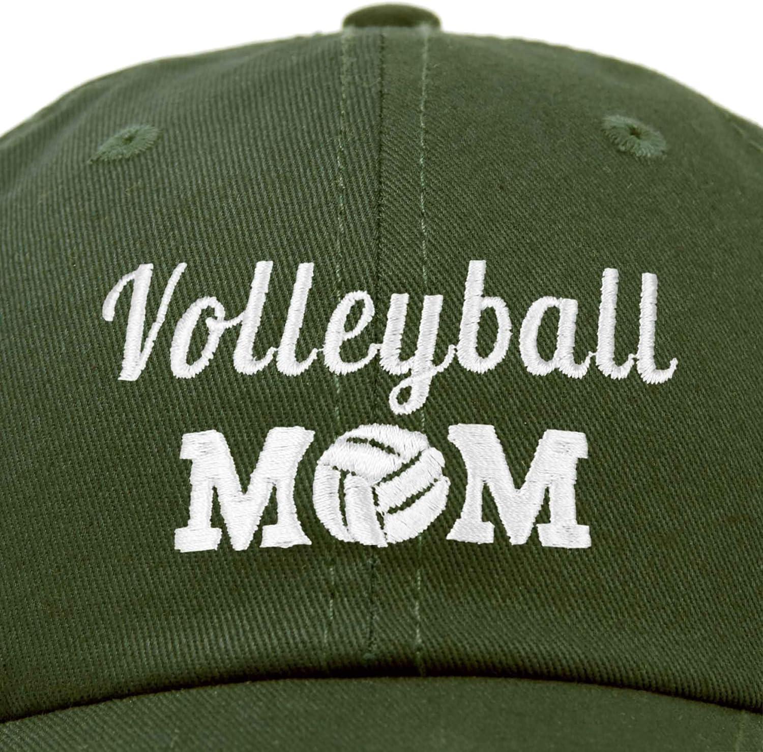 imageDALIX Volleyball Mom Premium Cotton Cap Womens Hats for MomOlive
