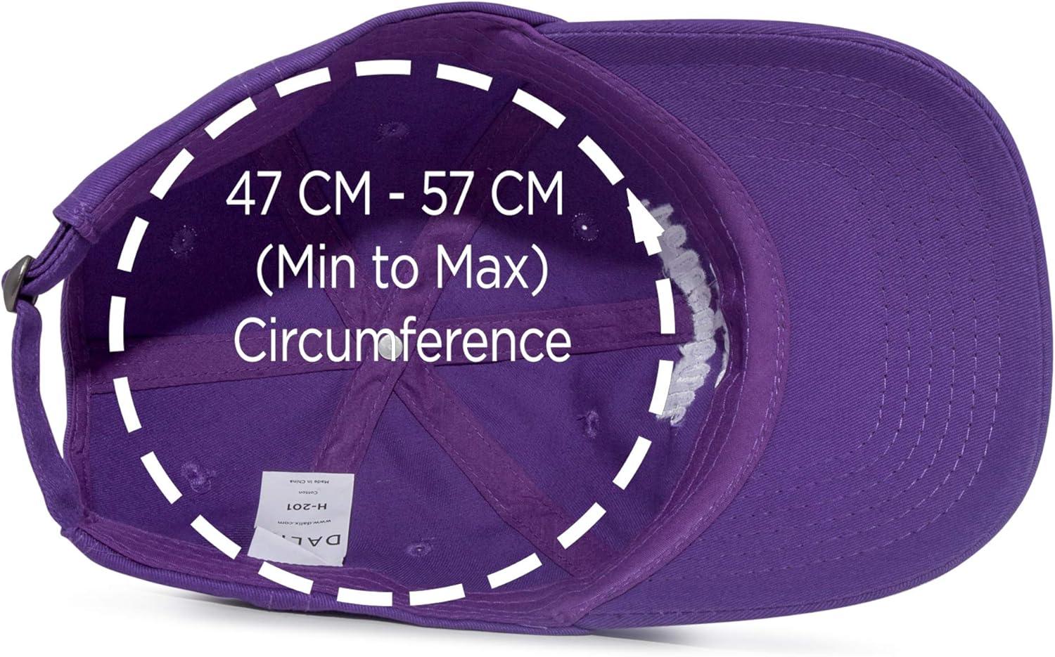 imageDALIX Volleyball Mom Premium Cotton Cap Womens Hats for MomPurple