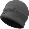 imageDALIX Pigeon Embroidered Beanie Warm Winter Cap Knit Hat MensAsphalt Gray