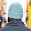imageDALIX Pigeon Embroidered Beanie Warm Winter Cap Knit Hat MensBaby Blue