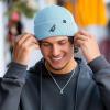 imageDALIX Pigeon Embroidered Beanie Warm Winter Cap Knit Hat MensBaby Blue