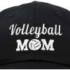 imageDALIX Volleyball Mom Premium Cotton Cap Womens Hats for MomBlack