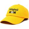 imageDALIX Volleyball Mom Premium Cotton Cap Womens Hats for MomGold