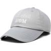 imageDALIX Volleyball Mom Premium Cotton Cap Womens Hats for MomGray