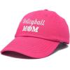 imageDALIX Volleyball Mom Premium Cotton Cap Womens Hats for MomHot Pink
