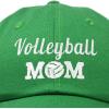 imageDALIX Volleyball Mom Premium Cotton Cap Womens Hats for MomKelly Green