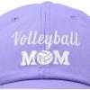 imageDALIX Volleyball Mom Premium Cotton Cap Womens Hats for MomLavender