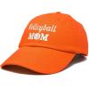 imageDALIX Volleyball Mom Premium Cotton Cap Womens Hats for MomOrange