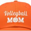 imageDALIX Volleyball Mom Premium Cotton Cap Womens Hats for MomOrange