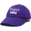 imageDALIX Volleyball Mom Premium Cotton Cap Womens Hats for MomPurple